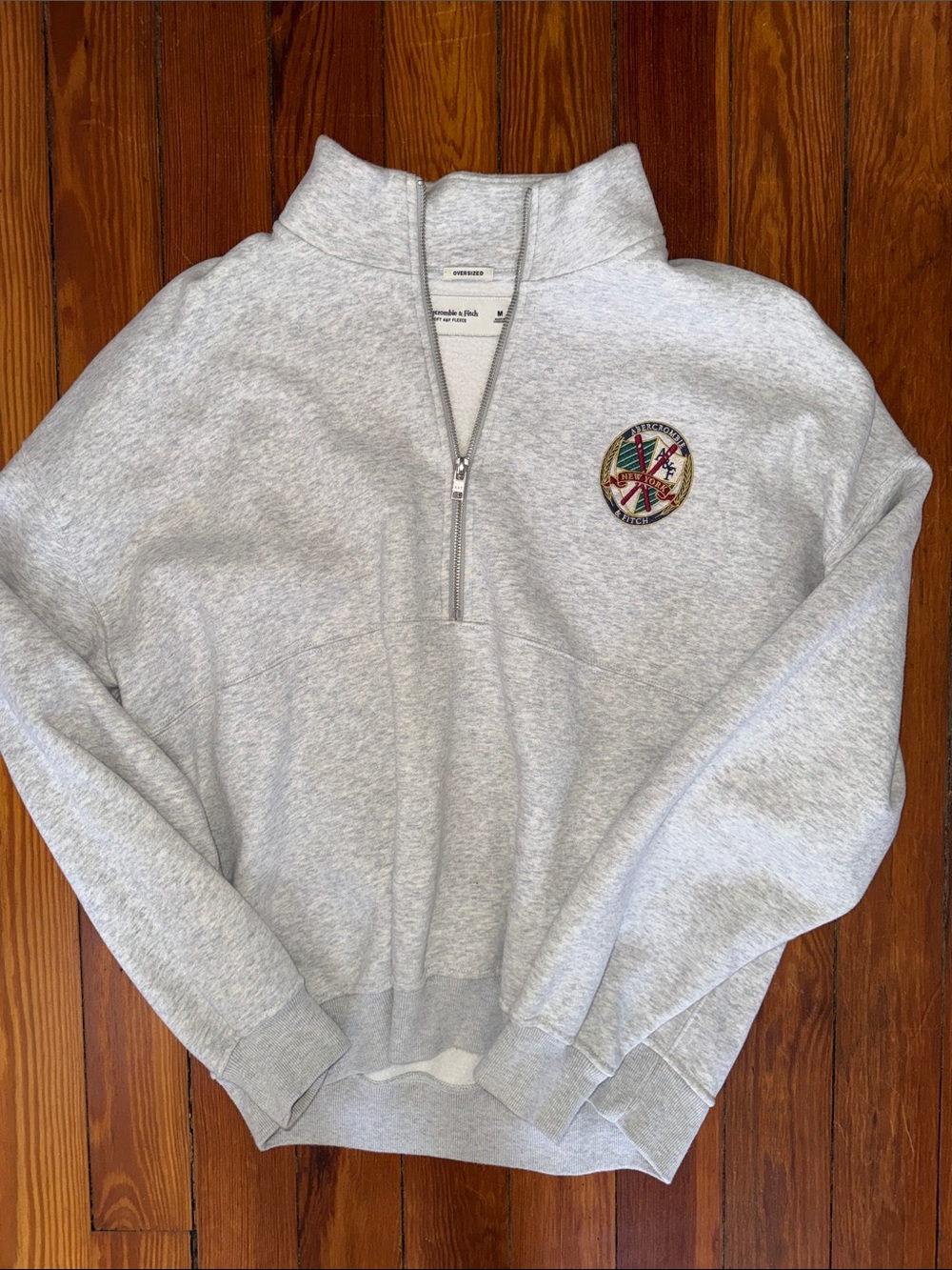 Abercrombie half zip sweatshirt